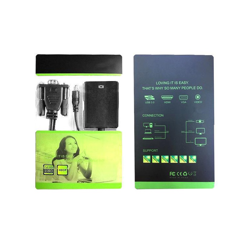 VGA - HDMI GREEN BOX