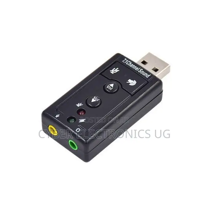 USB External Stereo Sound Card Adapter USB 7.1 Channel Sound
