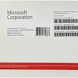Windows Server 2022 Standard - ( 16 Core Pack ) Lifetime License Key