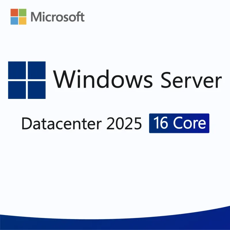 Windows Server 2025 Data Center - ( 16 Core Pack ) Lifetime License Key