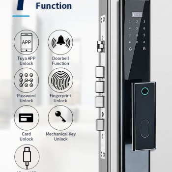 TRENDYLOCK X12 SMARTLOCK – Tuya App, Password, Fingerprint, Card, Key